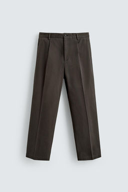 WASHED-EFFECT SUIT TROUSERS - Zara фото 6