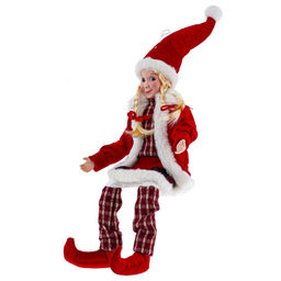 Игрушка набивная "Эльф", L15 W10 H60 см, 2в.