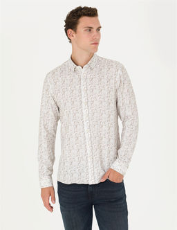 Haki Slim Fit Uzun Kollu G_mlek