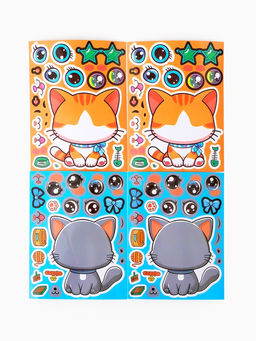 Наклейки детские для творчества "Котята" набор 16 шт.