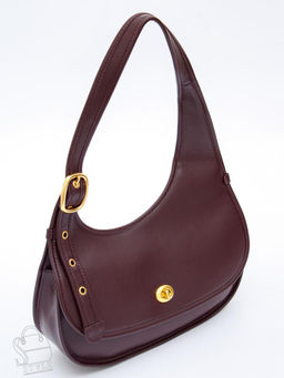 Сумка женская кожаная 1079M wine red Polina&Eiterou