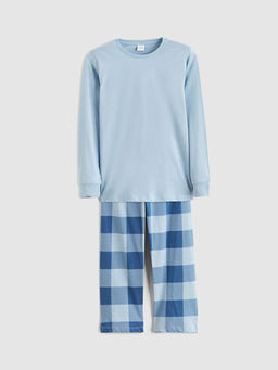 Bisiklet Yaka Erkek ?ocuk Pijama Tak?m?