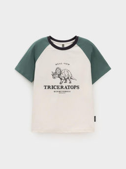 КР 302849/светло-бежевый 0783 к606 фуфайка (футболка) для мал