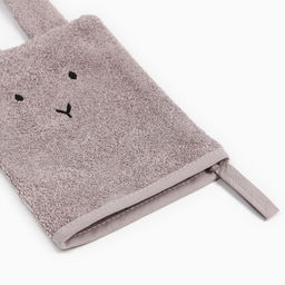 Набор Крошка Я (полотенце-уголок, рукавица, нагрудник), розовый, 100% хл, 360 гр/м2  фото 7