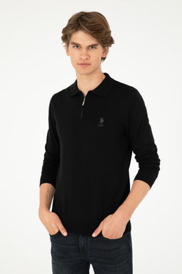 Мужской черный свитер Неожиданная скидка в корзине - U.s. polo assn фото 3