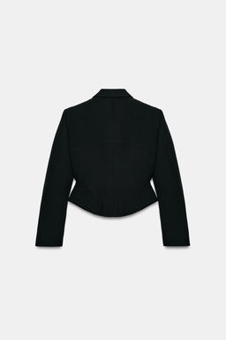 ZW COLLECTION SHORT BLAZER WITH TOPSTITCHING - Zara фото 10