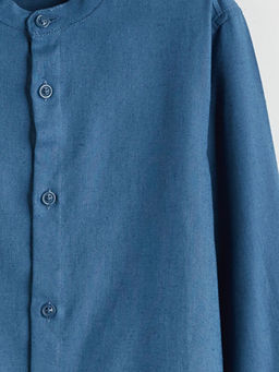 Keten Kar???ml? Erkek ?ocuk G?mlek