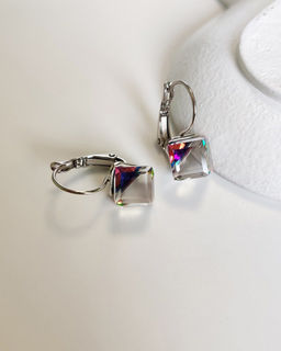 Серьги с кристаллами Swarovski