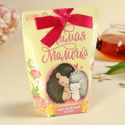 Чай зелёный Любимая мамочка, вкус: жасмин, 100 г. - Simaland фото 5