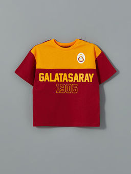 Bisiklet Yaka Galatasaray Bask?l? Erkek ?ocuk Ti??rt 2li