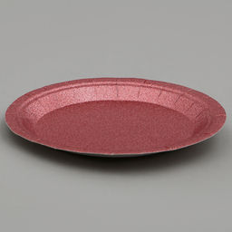 Цена за 4 шт. Тарелки бумажные «Блёстки», 6 шт., цвет бордовый