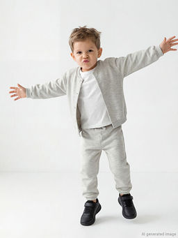 Bisiklet Yaka Erkek Bebek H?rka ve E?ofman Alt?