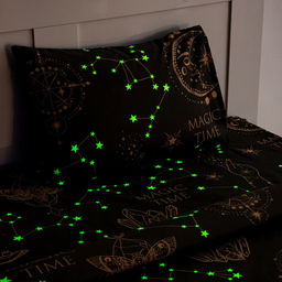 Постельное бельё Этель 1,5 сп Magiс time 143х215 см, 150х214 см, 50х70 см -1 шт, 100% хлопок, бязь  фото 5