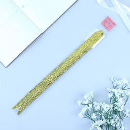 Цена за 20 шт. Подарочный Бант - бабочка №1.8, золотистый, для упаковки подарков