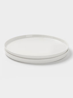Тарелки Magistro White Snow, набор 2 шт., d=26 см, фарфор, белые фото 4