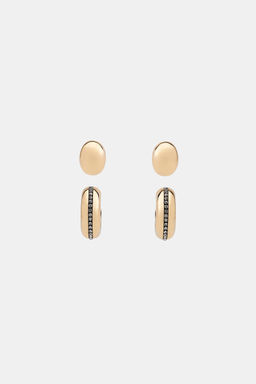 PACK PENDIENTES BOT?N AROS BRILLOS / Dorado - Zara фото 2