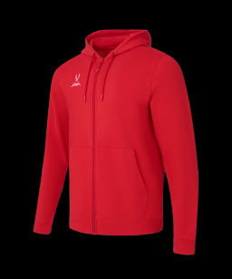 Худи на молнии JOGEL ESSENTIAL Cotton FZ Hoodie, красный, детский