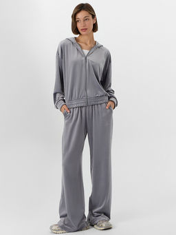 Толстовка женская велюровая серая - Mark formelle фото 6