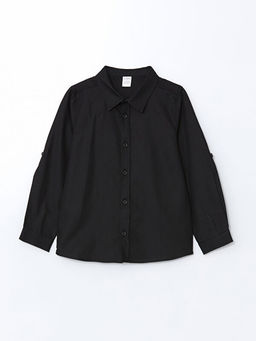 Uzun Kollu Basic Erkek ?ocuk G?mlek