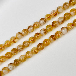 Бусины для украшений из Цитрина (58 бусин)