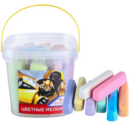 Набор цветных мелков Трансформеры, 16 штук, 8 цветов - Hasbro фото 2