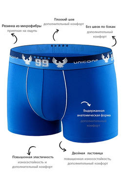 Мужские трусы BB12 Голубой