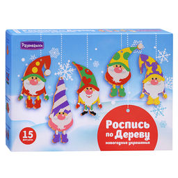 Роспись по дереву "Гномы"