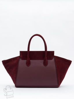 Сумка женская кожаная 999027NN wine red Natale Navetta