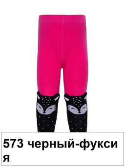Колготки дет. TIP-TOP 17С-60СП, р. 104-110 (20) - 573 черный-фуксия