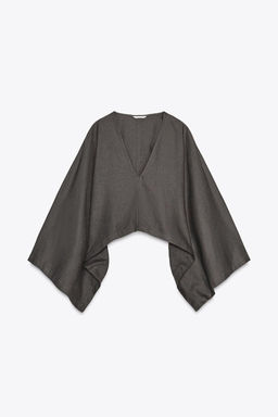 ASYMMETRIC CAPE KIMONO - Zara фото 20