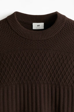 Regular Fit Textured-knit jumper - H&m фото 7