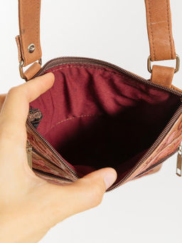 Сумка натуральная кожа через плечо №1114/26 - Ганг фото 6