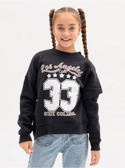 Свитшот 33 детский девочка графит - София фото 2