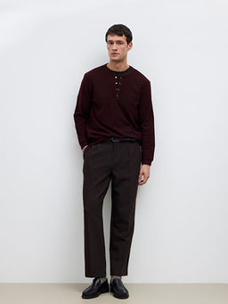 Bisiklet Yaka Erkek D??meli Ti??rt