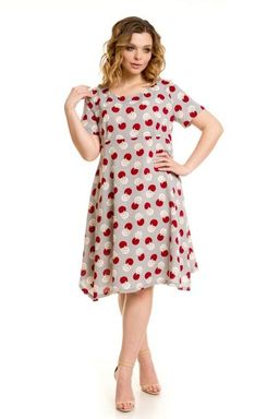 Платье 883 красные круги - Novita фото 2