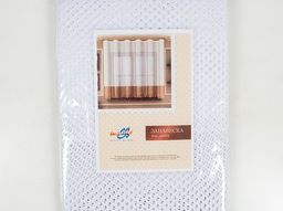 м444А ЗАНАВЕСКА белый с коричневый 1.45 м*2.75 м - Лента фото 2