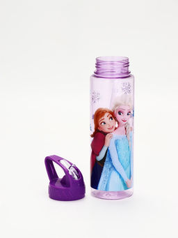 Бутылка пластиковая с трубочкой-непроливайкой «Снежная принцесса», 750 мл