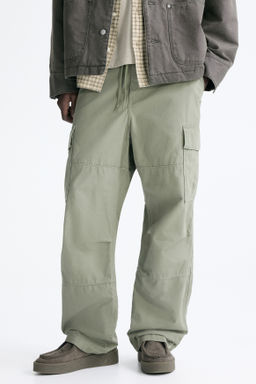 Pantal?n cargo de algod?n Relaxed Fit - H&m фото 7