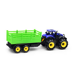 Трактор "Веселая ферма" с прицепом, в коробк