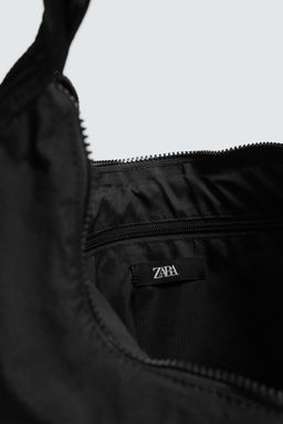 BOLSO HOMBRO NYLON / Negro - Zara фото 6