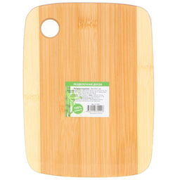 Доска разделочная бамбук, 20х15х1 см, прямоугольная, Бамбук, H-1567 (376771) - Daniks фото 2