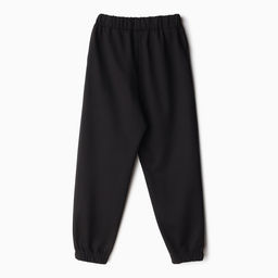 Брюки для девочки MINAKU: Casual Collection KIDS, чёрные, рост 152 см
