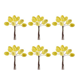 Набор из 6-ти изделий декоративных "Яйца пасхальные", L17 W3 H18/10 см