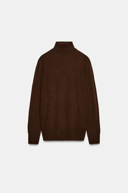 JERSEY 100% LANA EXTRA SUAVE / Marr?n - Zara фото 5