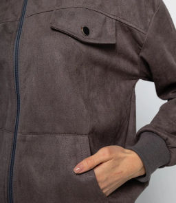 Бомбер #КТ7001 (4), серый