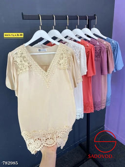 Женская блузка с коротким рукавом - Bruno фото 2