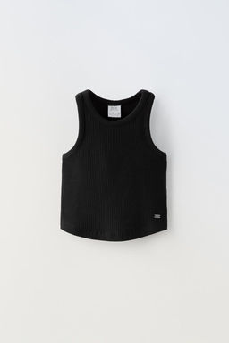 RIBBED RACERBACK TOP - Zara фото 5