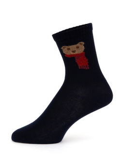 Kad_n Lacivert Soket _orap