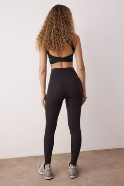 Siyah F?rcal? Soft Kumas Fuzo Spor Tayt THMAW26TY00018 - Trendyolmilla фото 7