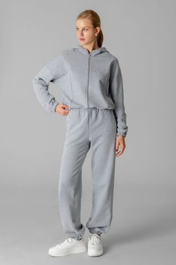 Арт. 2545 Костюм женский с брюками 44-50 (4 шт) Цвет:серый меланж